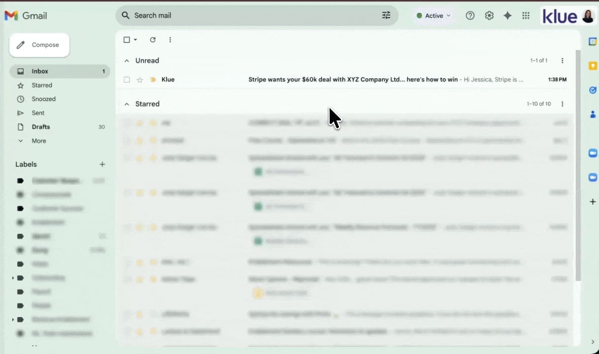 competitor analysis synthesized and delivered to rep's inbox.